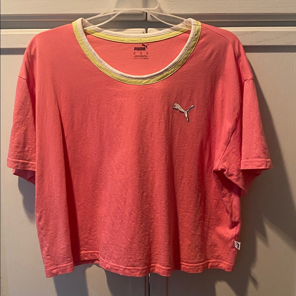 Puma Pink and Gold T-Shirt
